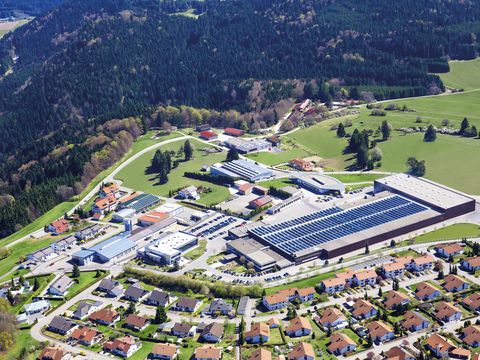 Gebäude von Häring Standort Deutschland von oben fotografiert 