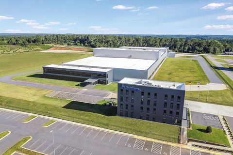 Gebäude von Häring Standort USA von oben fotografiert