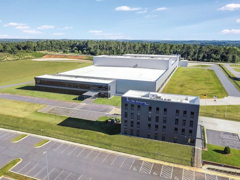 Gebäude von Häring Standort USA von oben fotografiert